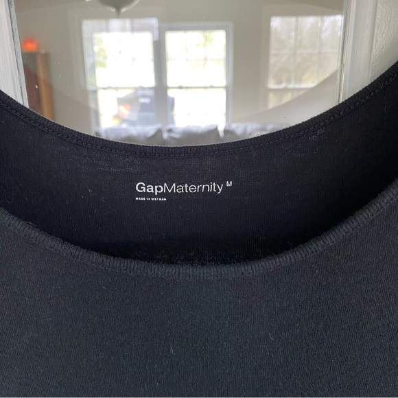 Gap Maternity Dress Cotton Medium Black - Picture 9 of 13